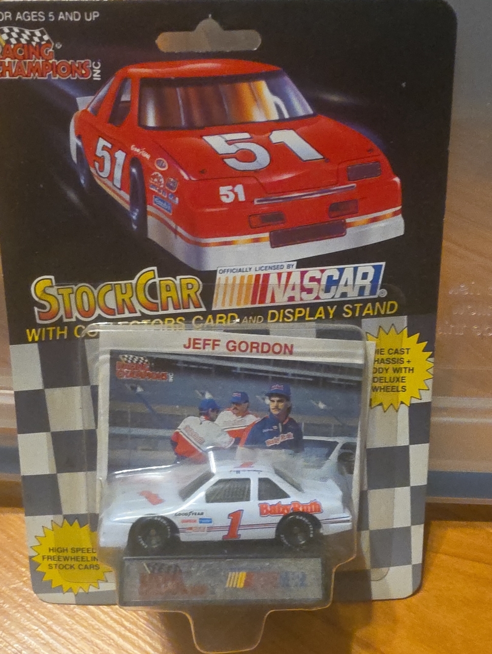 Stock Car NASCAR Jeff Gordon's early #1 Baby Ruth stock car
